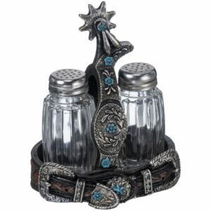 Tough1 Spur Strap Salt and Pepper Shaker Set