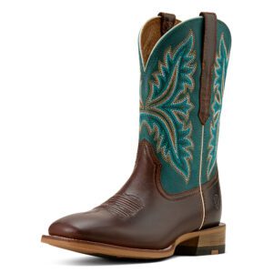 Ariat Men's Walker Cowboy Boot - Espresso/Scuba Blue