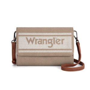 Wrangler Sierra Logo Crossbody Bag - Camel