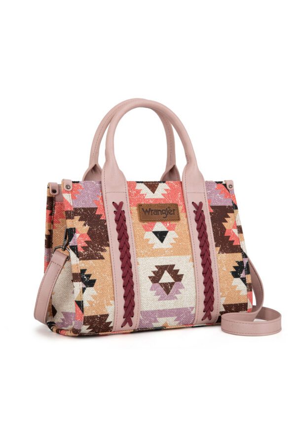 Wrangler Zena Aztec Crossbody Bag -Pink