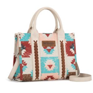 Wrangler Zena Aztec Crossbody Bag - Natural