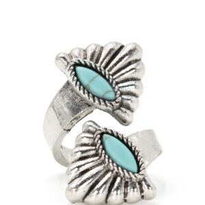 Cowgirl Confetti Silver Wings Ring