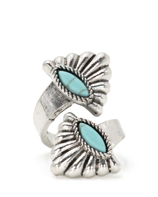 Cowgirl Confetti Silver Wings Ring