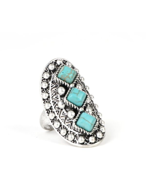 Cowgirl Confetti Steppin' Stone Ring