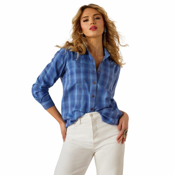 Ariat Women's Billie Jean Long Sleeve Shirt - Tanner Plaid