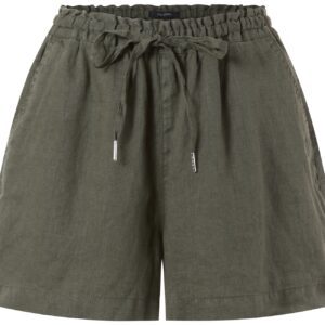 Pilbara Women's Olivia Linen Shorts - Olive