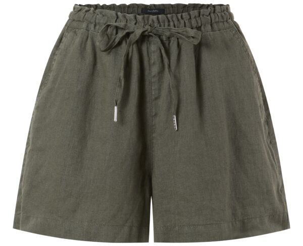 Pilbara Women's Olivia Linen Shorts - Olive