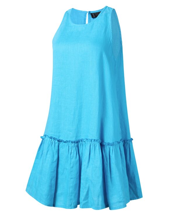 Pilbara Women's Emma Linen Sundress - Atoll