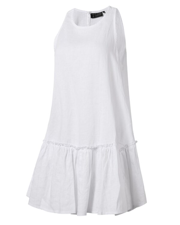 Pilbara Women's Emma Linen Sundress - White