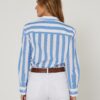 Pilbara Women's Classic Cotton Shirt - Blue/White - Image 2