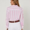 Pilbara Women's Classic Cotton Shirt - Pink/White - Image 2