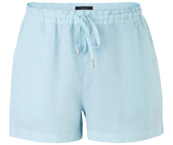 Pilbara Women's Olivia Linen Shorts - Aqua