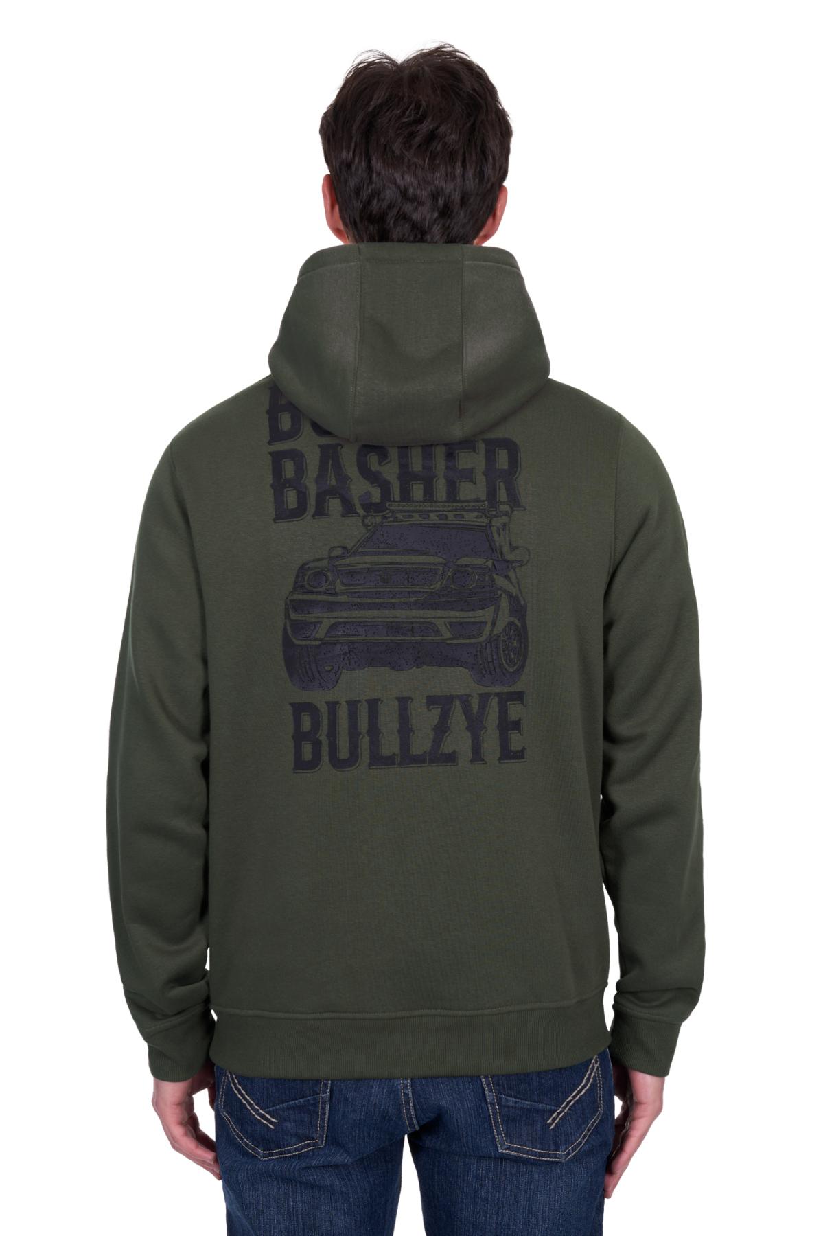Bullzye Men's Bush Basher Pullover Hoodie - Green - Image 2