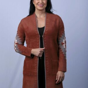 Ladies Venario Christine Long Sweater - Copper