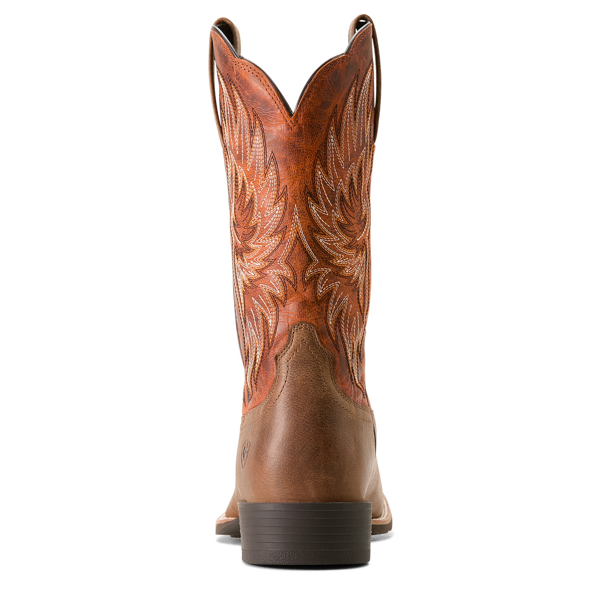 Ariat Men's Sport Rider Cowboy Boot - Vintage Oak/Rustic Orange - Image 4
