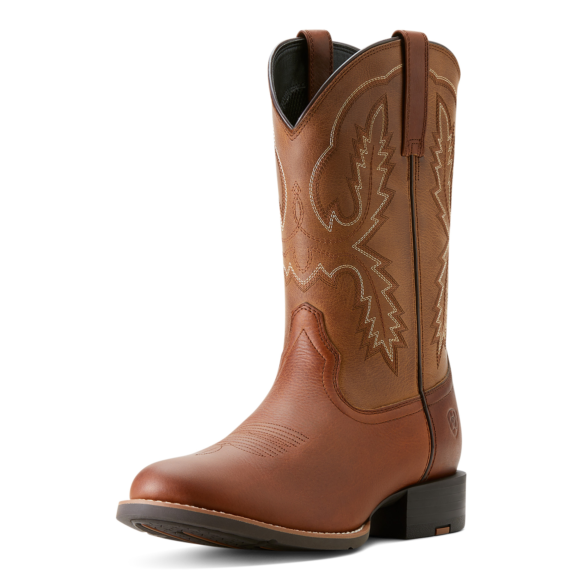 Ariat Men's Sport Stratten Cowboy Boot - Peanut/Toasty Tan