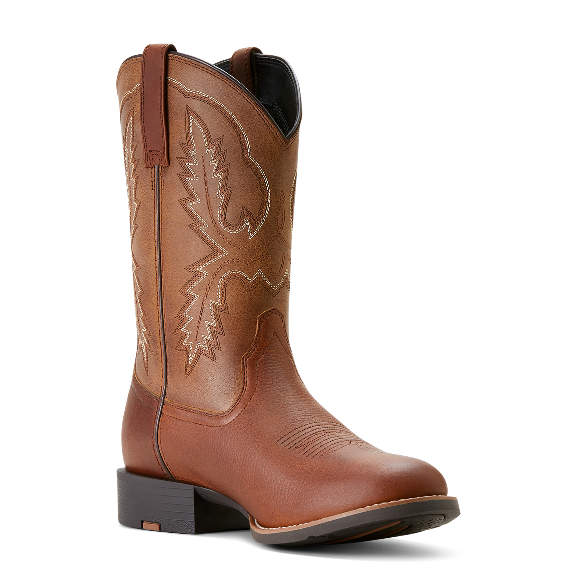 Ariat Men's Sport Stratten Cowboy Boot - Peanut/Toasty Tan - Image 2
