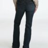 Cinch Ladies Classic Slim Boot Cut Jeans - Dark Stonewash - Image 2