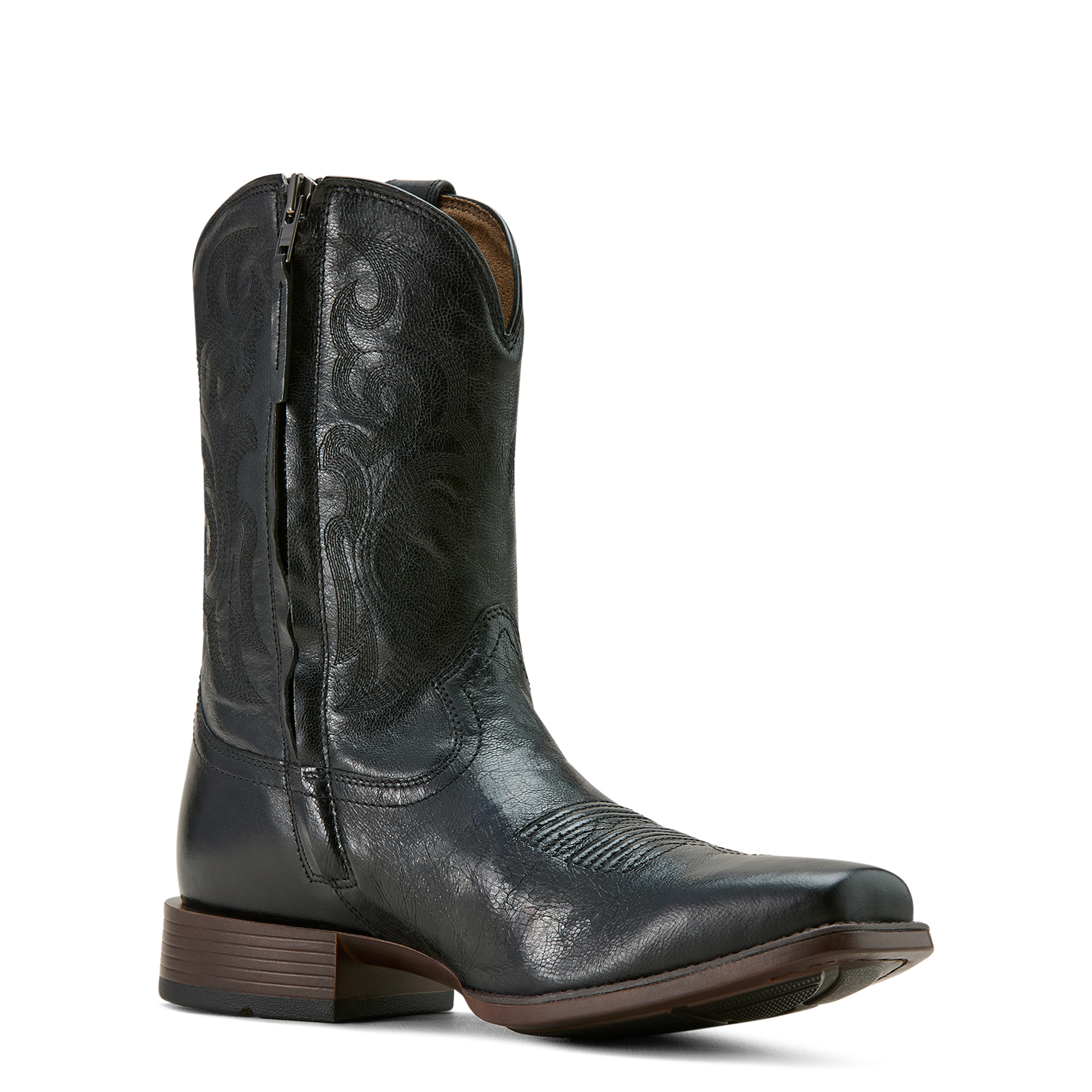 Ariat Men's Bodie Western Boot - Iron Black - Image 2