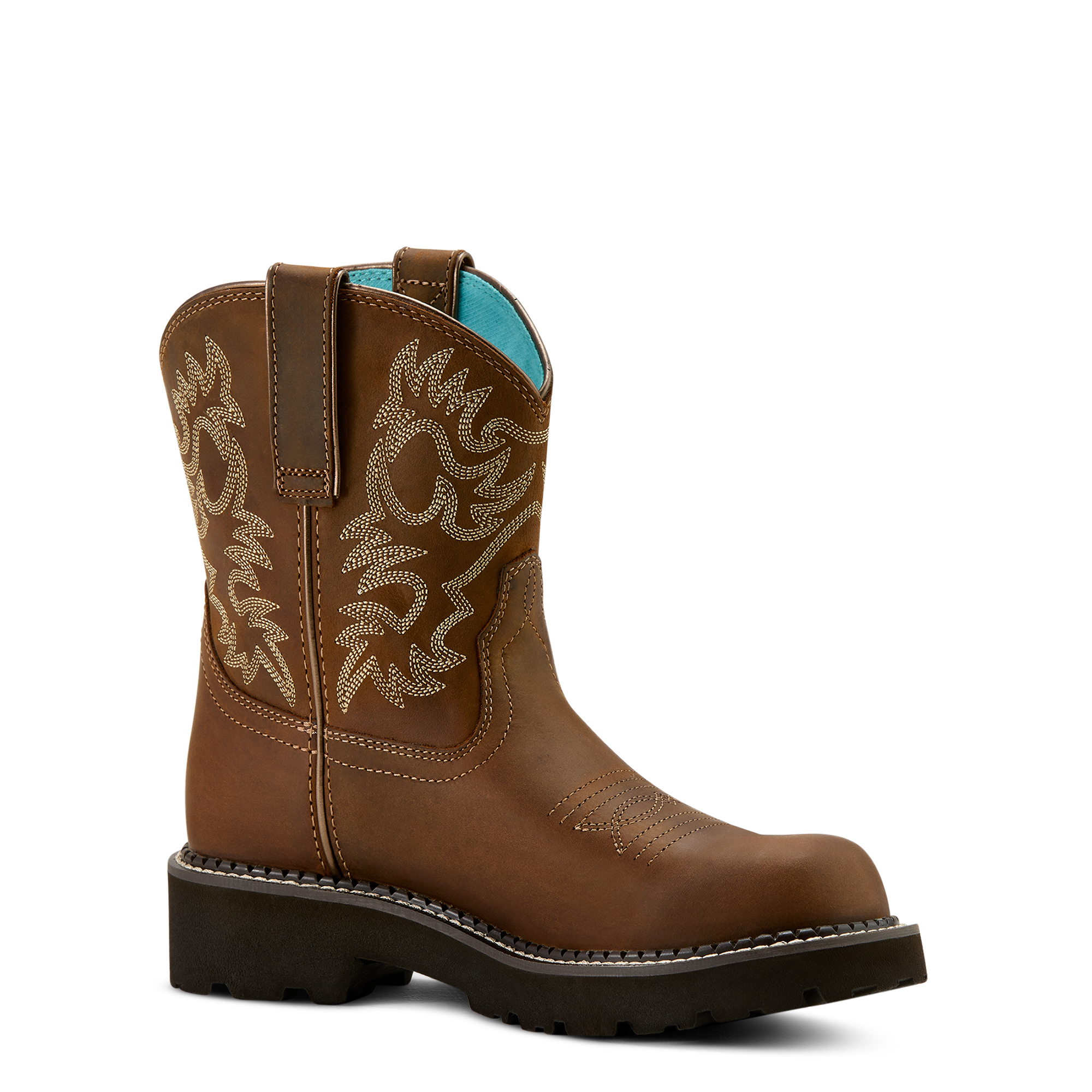 Ariat Womens Fatbaby Western Boot - Sassy Brown - Image 2