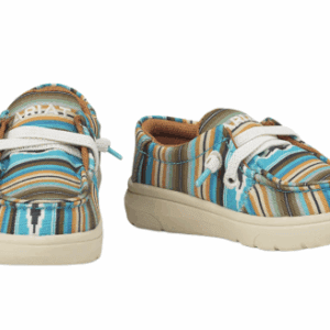Ariat Lil' Stompers Toddler Girl's Hilo - Turquoise Serape