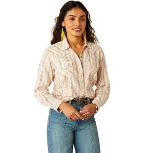 Ariat Women's Alyssa Shirt - Carnation Dobby