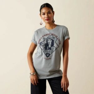 Ariat Women's Dont Press your luck Tee - Iceberg