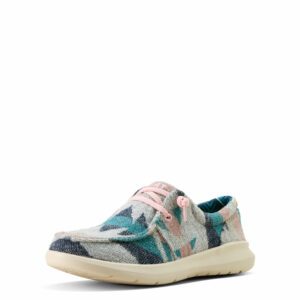 Ariat Women's Hilo Slip-Ons - Smoky Turquoise Flannel
