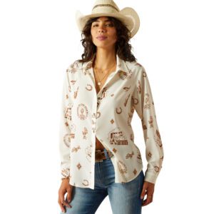Ariat Women's Homestyle Button Up L/s Shirt - Road Trip