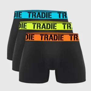Tradie Men's 3PK Trunk - Fluro Brights