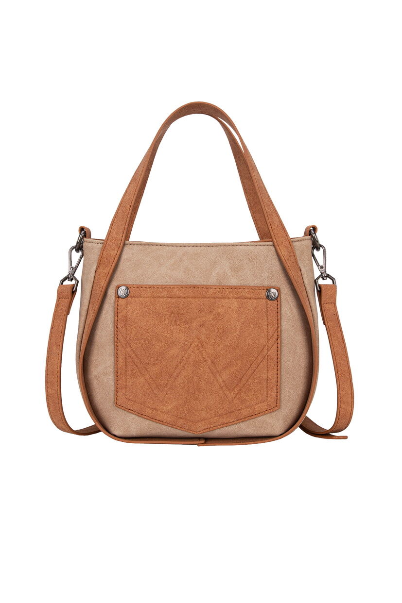 Wrangler Two Tone Fringe Bag - Camel - Image 2