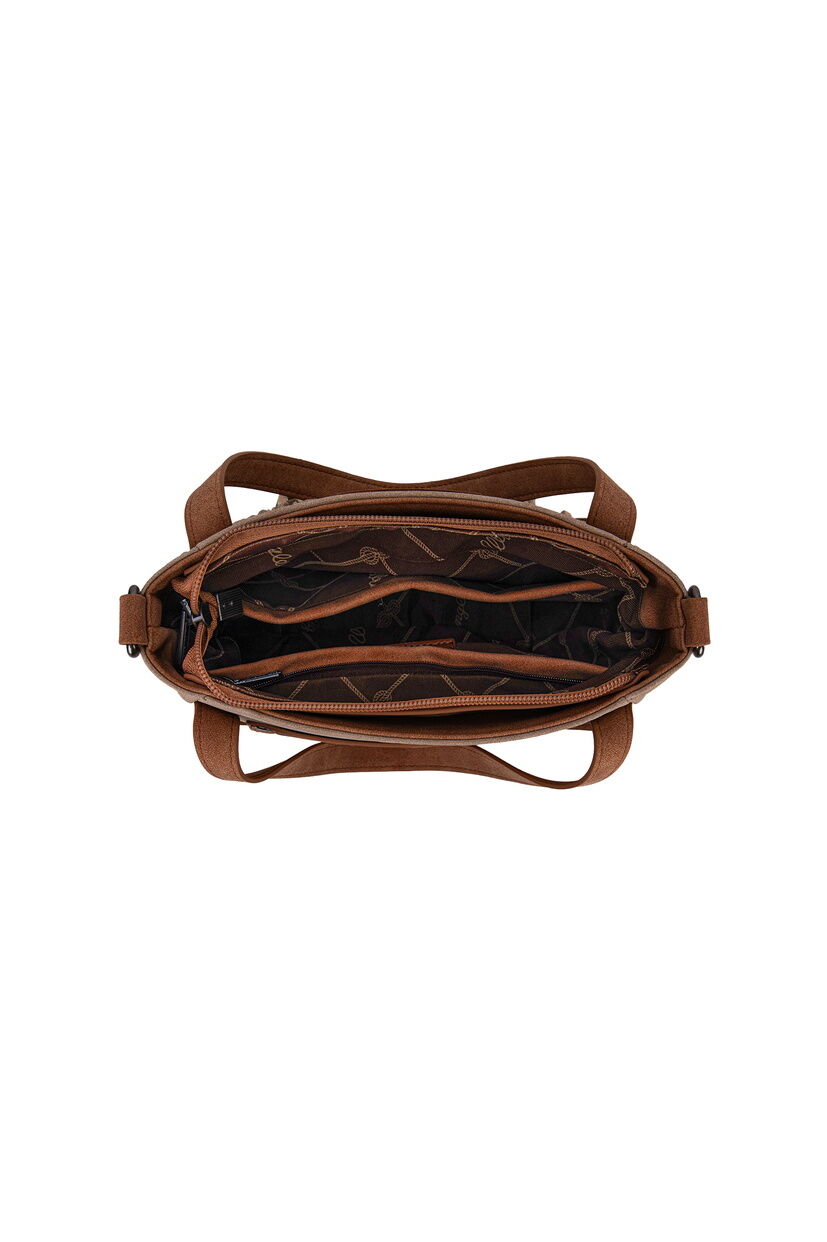 Wrangler Two Tone Fringe Bag - Camel - Image 3