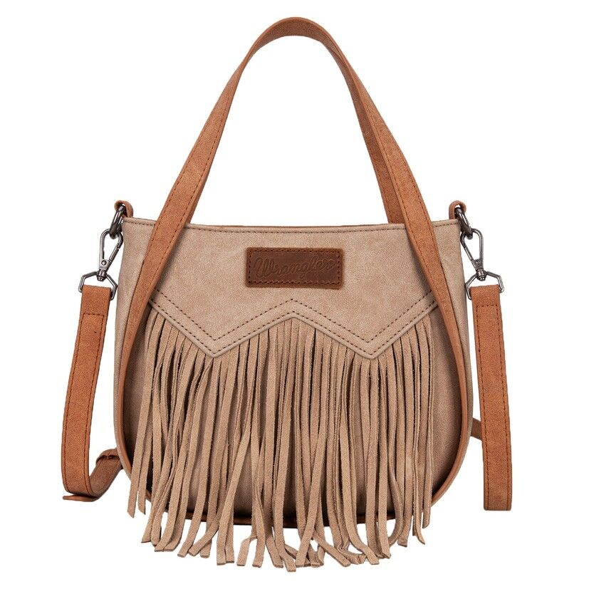 Wrangler Two Tone Fringe Bag - Camel