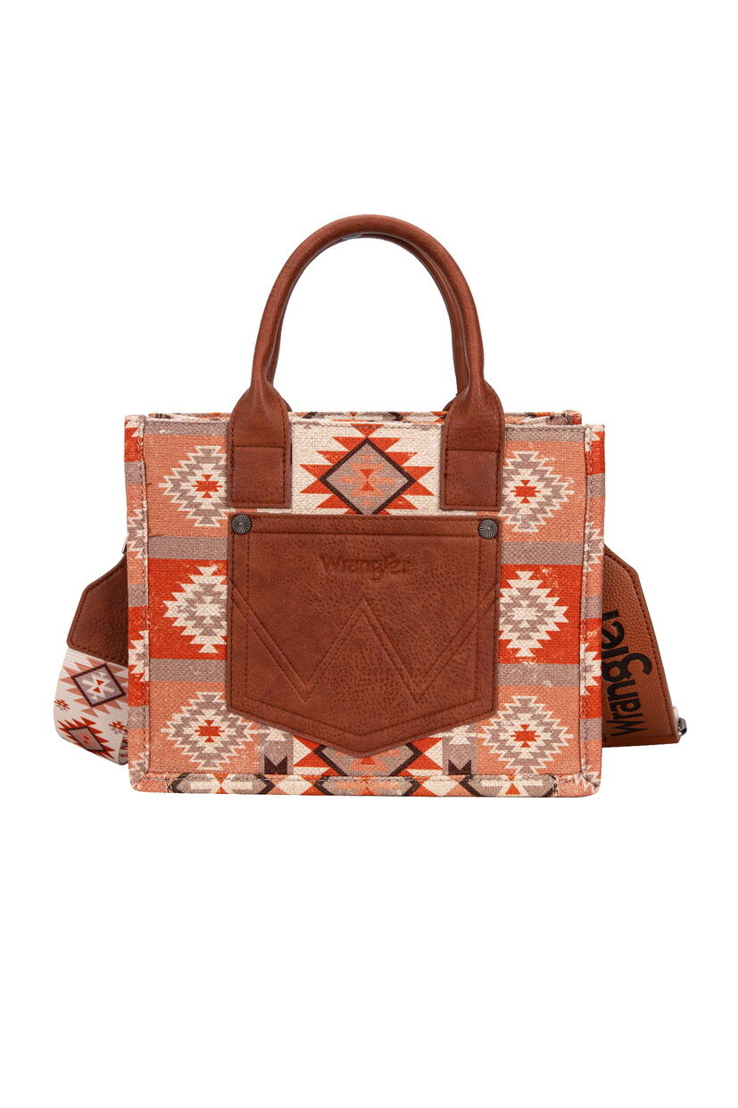 Wrangler Macy Aztec Crossbody Bag - Tan - Image 2