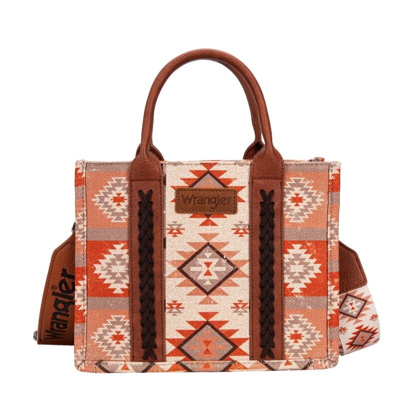 Wrangler Macy Aztec Crossbody Bag - Tan