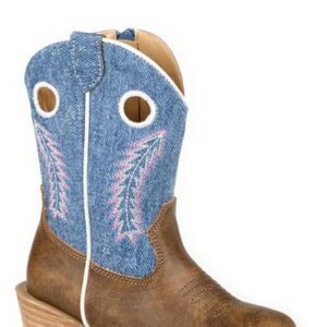 Roper Toddler Willow - Brown/ Blue Denim