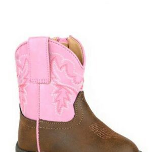 Roper Infant Cowbaby Gretchen - Tan/Pink