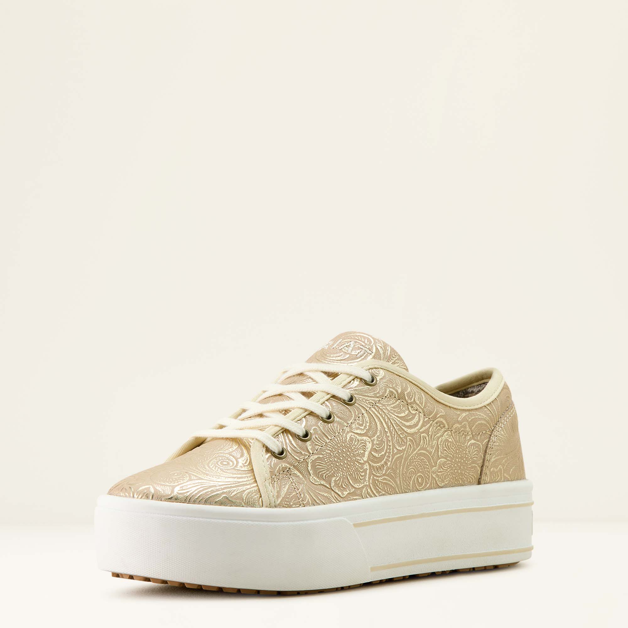 Ariat Women's Skylar Shoe - Pearl Floral Emboss - Image 2