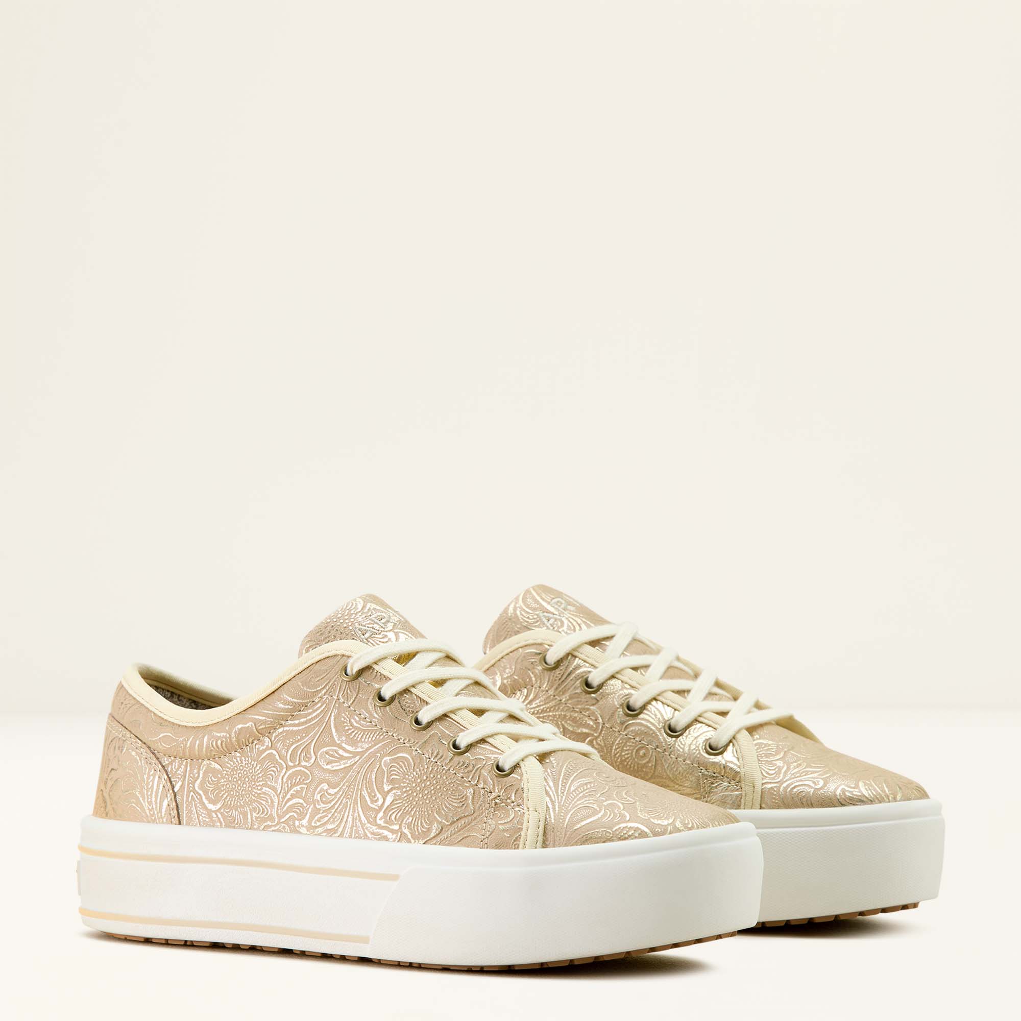 Ariat Women's Skylar Shoe - Pearl Floral Emboss