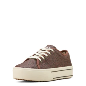 Ariat Women's Skylar -  Brown Floral Emboss