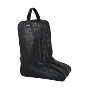 Justin Boot Bag - Black Tooling
