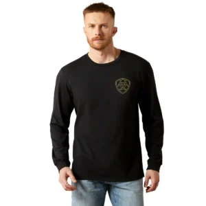 Ariat Mens Easy Rider Long Sleeve Tee - Black