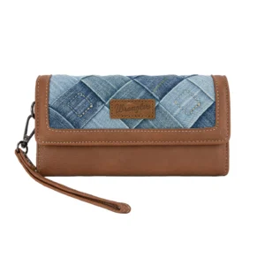 Wrangler Denim Patchwork Wallet