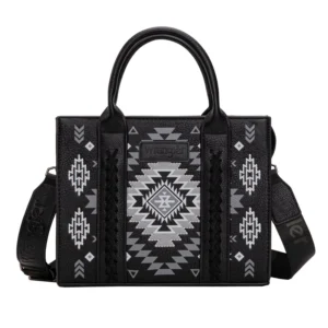 Wrangler Talia Aztec Crossbody Bag - Black