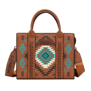 Wrangler Talia Aztec Crossbody Bag - Tan