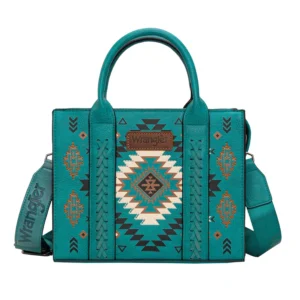 Wrangler Talia Aztec Crossbody Bag - Turquoise