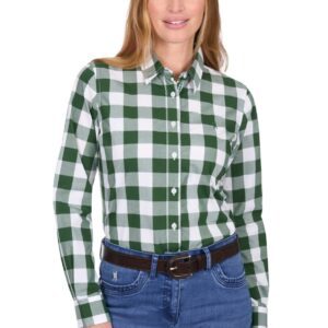 Women's Thomas Cook Judy Long Sleeve Shirt - Green/White