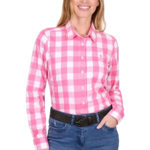 Women's Thomas Cook Tamara Long Sleeve Shirt - Pink/White