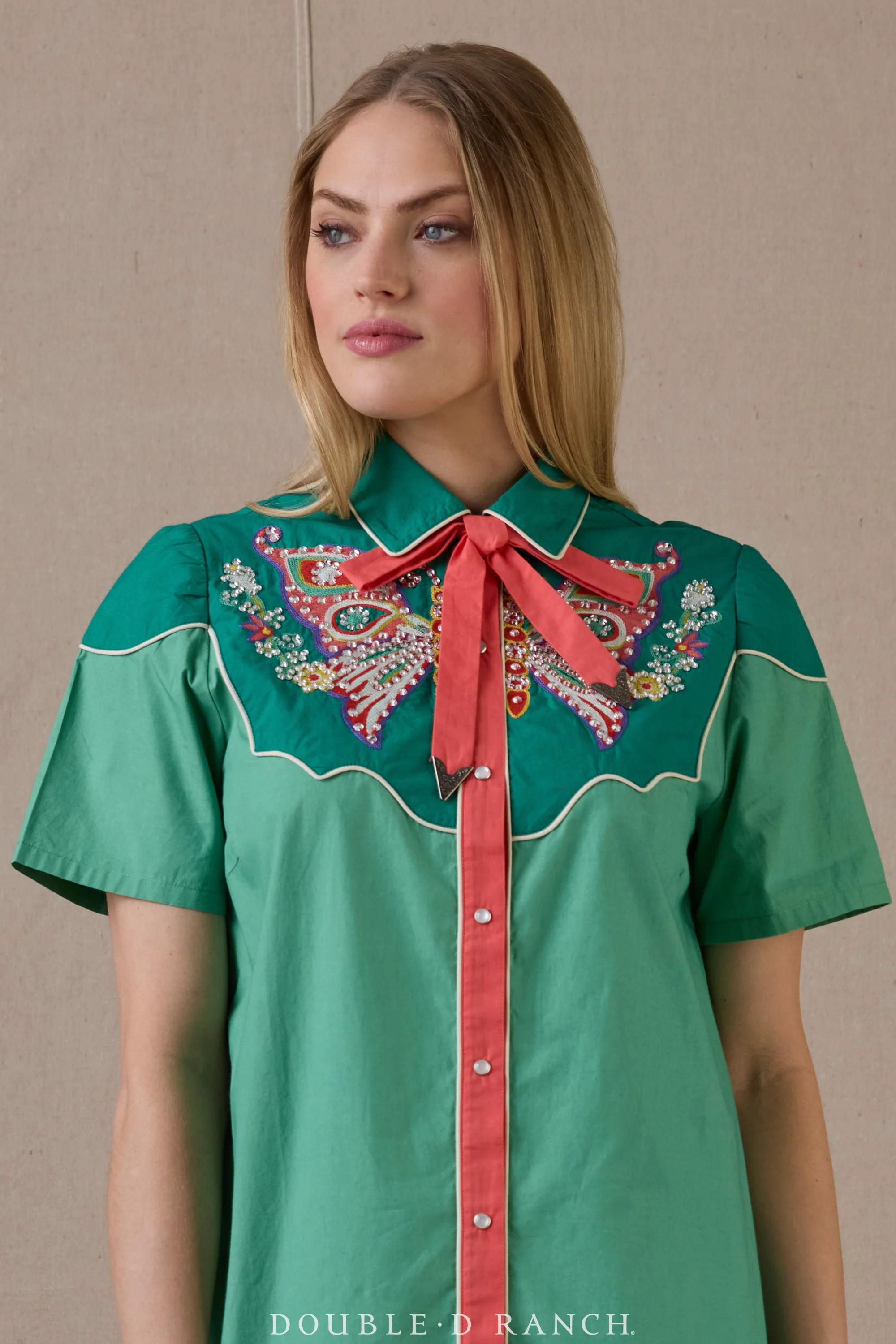 Double D Ranch Just Wing It Dress - Agave - Image 3