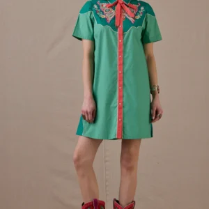 Double D Ranch Just Wing It Dress - Agave